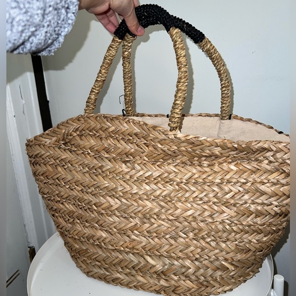 H&M JUTE TOTE BAG - Picture 8 of 8